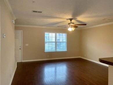 Living room & all rooms have been repainted. Hardwood in living room.