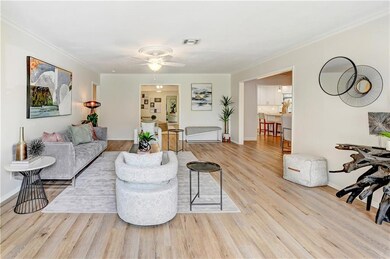 Entrance and Living Room