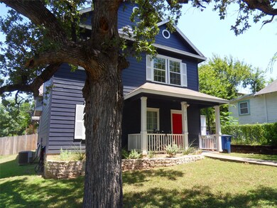 View of front of property with covered porch