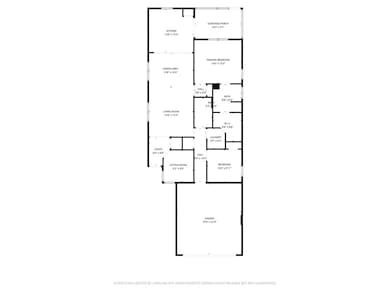 View of floor plan / room layout
