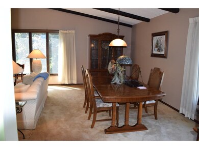 Formal dining room with built-in buffet!