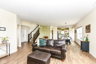 Great Room open to Dining Room and Kitchen