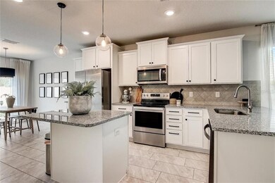 Kitchen with centered island