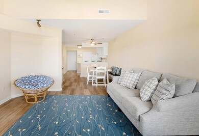 LIVING ROOM FLOWS INTO THE DINING AREA