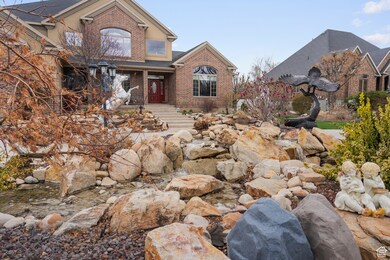 View of front of property with brick siding