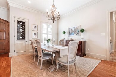 Dining Area complete with a wine closet.  Cheers!