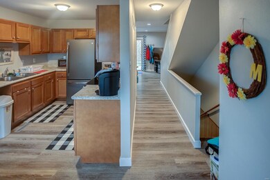 The interior of the condo was completely renovated