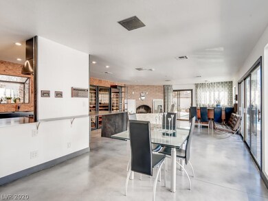 Dining / Great Room area with sliding glass doors