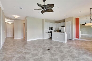 Family Room w/Adjacent Kitchen and Dining Area and