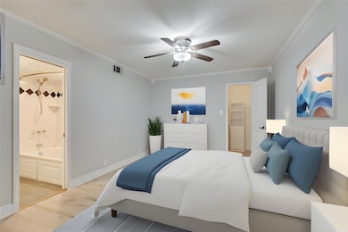 Unit 102- 2nd bedroom with private bath