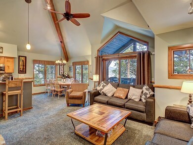 The kitchen, dining and living areas are open so e