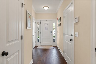 Looking back at front door