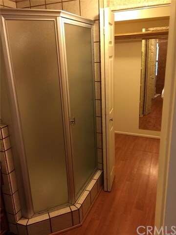 Bathroom to bottom level bedroom with separate ent