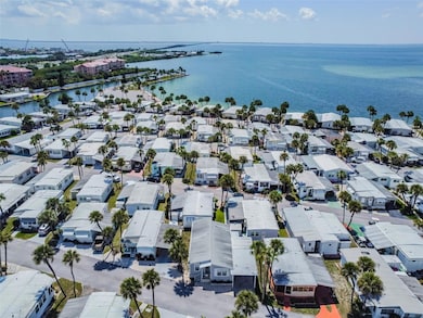 Aerial of community overlooking Tampa Bay