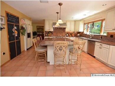 Kitchen with large center island
