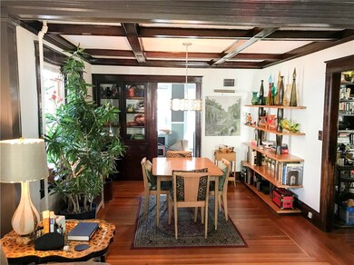 Entertain in this dining room with beautiful perio
