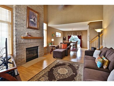 The only unit that has a beautiful stone fireplace
