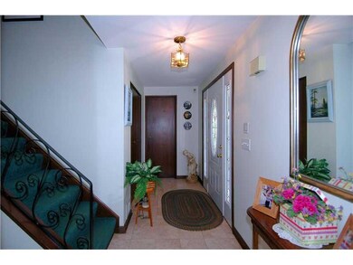 Entry/Foyer. Nice sized coat closet. Powder room