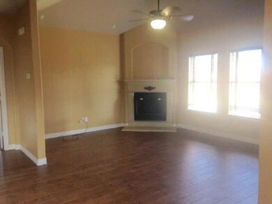 Back Living area with fireplace