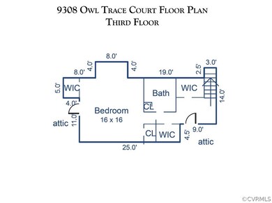Third Floor Floor Plan