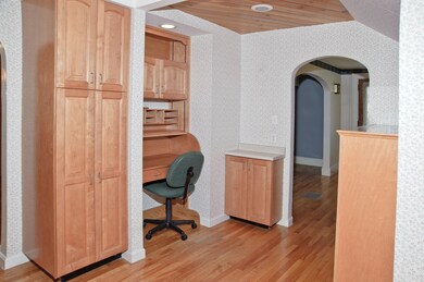 Office space in kitchen