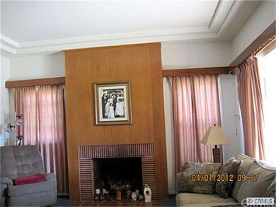 Fire place in living room