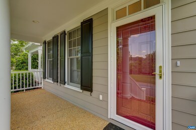 Welcoming front porch