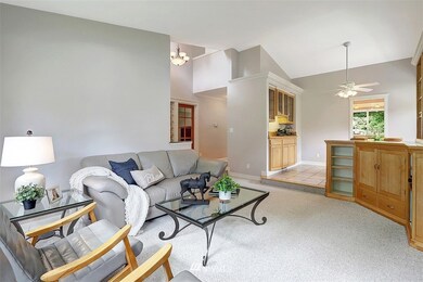 Another angle of the front room over looking the dinning room