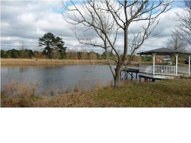 Gazebo and pond