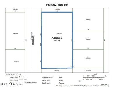 NEISMAN AVE lot lines