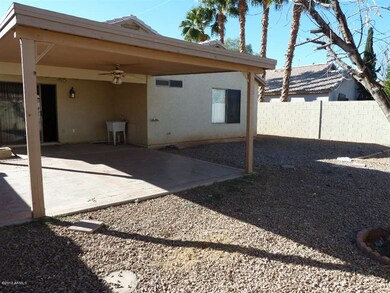 Large covered patio
