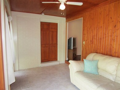 In the back is a coat closet.