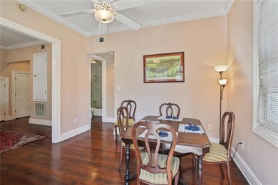 Dining room opens into the living room