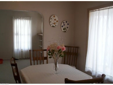 Spacious dining room with bay window!