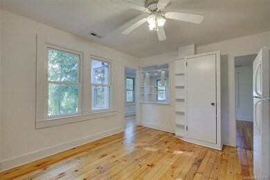 view from kitchen to living room