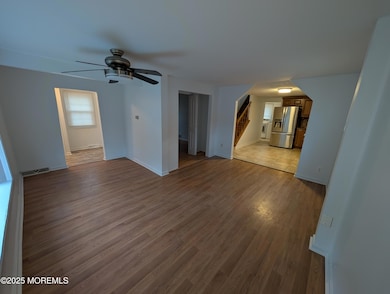 Living Room with Laminate Floors