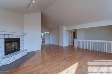 Wood burning fireplace . . .
