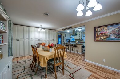 Dining room with view to Kitchen