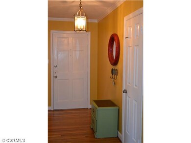 Foyer - Hardwood floors and a nice coat closet at 