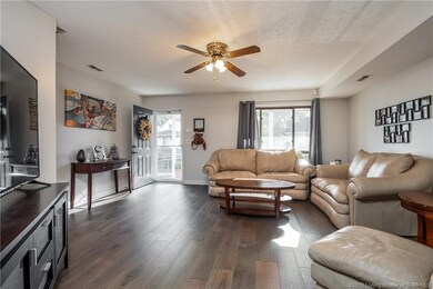 Living room with plenty of seating for the whole f