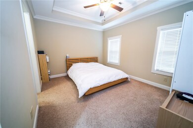 Master Bedroom with tray ceiling