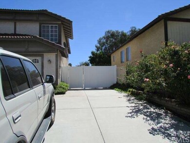 Cement gows all the way back. Great for gated RV p
