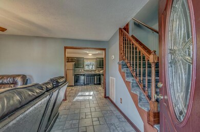 Tile floors throughout the main living area 