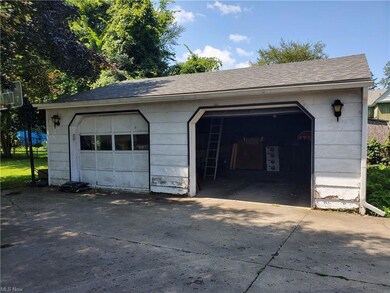 Garage with garage