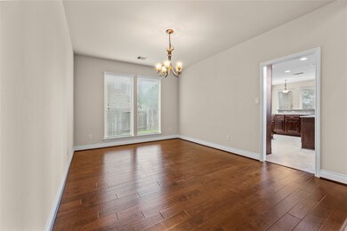 This spacious dining room is perfect for entertain