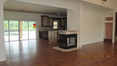 Living area looking toward backyard
