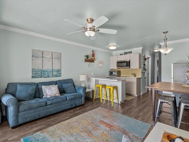 Kitchen and Dining area open to Living.