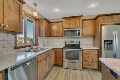 Tiled backsplash