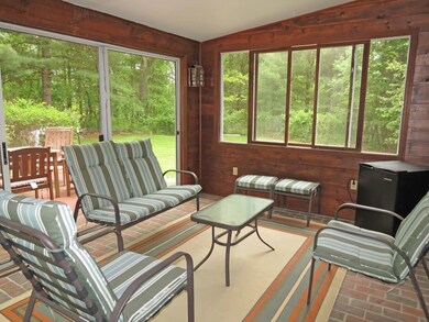 Glassed in 3 season room off family...