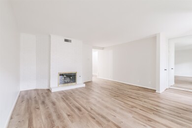 There is a gas connection fireplace in the living